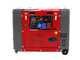 GeoTech Pro DGP8500SE-3 - 6 kW Wheeled Silenced Diesel Power Generator with AVR - DC 5.5 kW Full-Power + Three-phase ATS