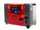 GeoTech Pro DGP8500SE-3 - 6 kW Wheeled Silenced Diesel Power Generator with AVR - DC 5.5 kW Full-Power + Three-phase ATS