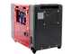 GeoTech Pro DGP8500SE-3 - 6 kW Wheeled Silenced Power Generator with AVR - DC 5.5 kW Full-Power + Single-phase ATS