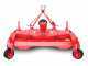 AgriEuro TMM 150 flat tractor mounted lawn mower - 3 rotors with 1 blade.