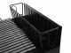 Large-sized Wood-fired Barbecue - 64x34 Grid and V Grooves for Grease Recovery - Foldable and Portable