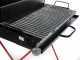 100 cm Wood-fired Barbecue with 98x48 Stainless Steel Grid and V Grooves for Grease Recovery - Foldable and Portable