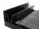 100 cm Wood-fired Barbecue with 98x48 Stainless Steel Grid and V Grooves for Grease Recovery - Foldable and Portable