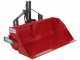 GeoTech 120 cm - Tractor-mounted Hydraulic Rear Loader Bucket - Medium Series - 300 Kg Loading Capacity