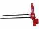 GeoTech - Tractor-mounted loading forks for hay Bales - 3-point hitch tractor connection