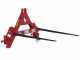 GeoTech - Tractor-mounted loading forks for hay Bales - 3-point hitch tractor connection