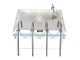 Grifo Four-spout - Manual Filling Machine with Stainless Steel Spouts and Plastic Tank