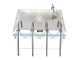 Grifo Four-spout - Manual Filling Machine with Stainless Steel Spouts and Plastic Tank