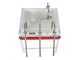Grifo Three-spout - Manual Filling Machine with Stainless Steel Spouts and Enamelled Steel Tank