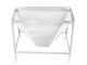 Stand in enamelled steel for grape crusher-destemmers