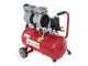 GeoTech S-AC 24.8.10 - Silenced Electric Air Compressor - Oilless 24 L - 1HP motor