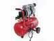 GeoTech S-AC 24.8.10 - Silenced Electric Air Compressor - Oilless 24 L - 1HP motor