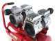 GeoTech S-AC50-8-10x2 - Double Head Silenced Electric Air Compressor - Oilless 50L - 2 Hp