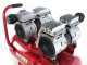 GeoTech S-AC50-8-10x2 - Double Head Silenced Electric Air Compressor - Oilless 50L - 2 Hp