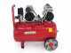 GeoTech S-AC50-8-10x2 - Double Head Silenced Electric Air Compressor - Oilless 50L - 2 Hp