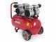 GeoTech S-AC50-8-10x2 - Double Head Silenced Electric Air Compressor - Oilless 50L - 2 Hp