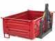 GeoTech TRP 160 Tractor-mounted Transport Box - Tipping Transporter - 3 Openable Side Panles