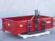 GeoTech TRP 200 Tractor-mounted Transport Box - Tipping Transporter - 3 Openable Side Panles