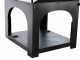 AgriEuro Top-Line Cibus Inox 800 - Outdoor Wood-fired Oven for with 80 &Oslash; Chamber, 5 Pizzas