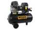 Nuair GVM/50 - Electric Air Compressor - Wheeled V-shaped Cylinder Head - 3 HP - 50L