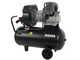 Nuair GVM/50 - Electric Air Compressor - Wheeled V-shaped Cylinder Head - 3 HP - 50L