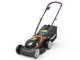 Worx WG779E - Battery-powered Lawn Mower - 2x20V/2,5Ah -  34 cm Cutting Width