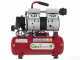 GeoTech S-AC-9-8-07 - Portable Compact Silenced Electric Air Compressor - 0.7 Hp Motor - 8 bar
