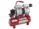 GeoTech S-AC-9-8-07 - Portable Compact Silenced Electric Air Compressor - 0.7 Hp Motor - 8 bar