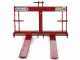 GeoTech D700 - Tractor-mounted loading forks - Rear pallet forks - 700 Kg Load capacity