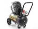 Nuair sil air 244/24 - Electric Wheeled Air Compressor - 1.5 Hp Motor - 24 L Oilless - Silenced