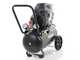 Nuair sil air 244/24 - Electric Wheeled Air Compressor - 1.5 Hp Motor - 24 L Oilless - Silenced