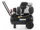 Nuair sil air 244/24 - Electric Wheeled Air Compressor - 1.5 Hp Motor - 24 L Oilless - Silenced