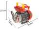 Rover Novax 20-M - Electric transfer pump in anti-oxidant alloy - Single-phase - 230V