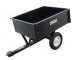 GeoTech TC3080D Metal Tilting Trailer for Riding-on Mower, 97x76 cm (33 cm Height) - Loading Platform