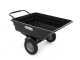 GeoTech TC3080PL lawn tractor trailer - trailer with plastic tub - 121x93(h 29 cm)