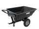GeoTech TC3080PL lawn tractor trailer - trailer with plastic tub - 121x93(h 29 cm)