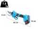 Wortex Piranha 30-M Electric Pruning Shears, 2 Ah Li-Ion battery - 27 mm max. &Oslash;