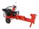 Wheeled Horizontal Log Splitter with 4-stroke Petrol Engine - 16 Tons