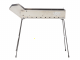 Cruccolini Stainless Steel 50 cm - Artisanal charcoal roaster
