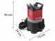 AL-KO DRAIN 10000 Comfort 650 W Electric Submersible Pump for Dirty Water - 38-25 fitting