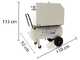 FIAC Silent AB90/360M - Single-phase electric belt-driven air compressor - 3 HP motor - 90 lt.