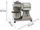 RGV MAXI VIP 12 G/S - Professional Electric Stainless Steel Grater - 1100W