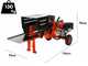 GeoTech LS 12-50 HG Horizontal Log Splitter with Petrol Engine - 12 T Splitting Force