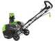 Greenworks GD40ST - Battery-powered Snowplough - 40V 4Ah