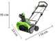 Greenworks GD40ST - Battery-powered Snowplough - 40V 4Ah