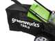 Greenworks G40LM41 Electric Battery-powered Lawn Mower 40V - 41 cm cutting width - 4A battery