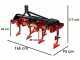 CMR7 Reinforced Medium Series Harrow - 165cm Working Width - with 7 Ploughshares