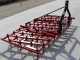 AgriEuro EPP50 heavy tooth harrow - portable / towed - 50 teeth, foldable