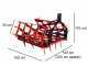 AgriEuro EPP40 heavy tooth harrow - heavy-duty series - portable / towed - 40 teeth, foldable