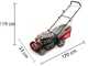 Ama NRS 465T Self-propelled Petrol Lawn Mower - 4 in 1: Grass Collector, Mulching, Side and Rear Discharge